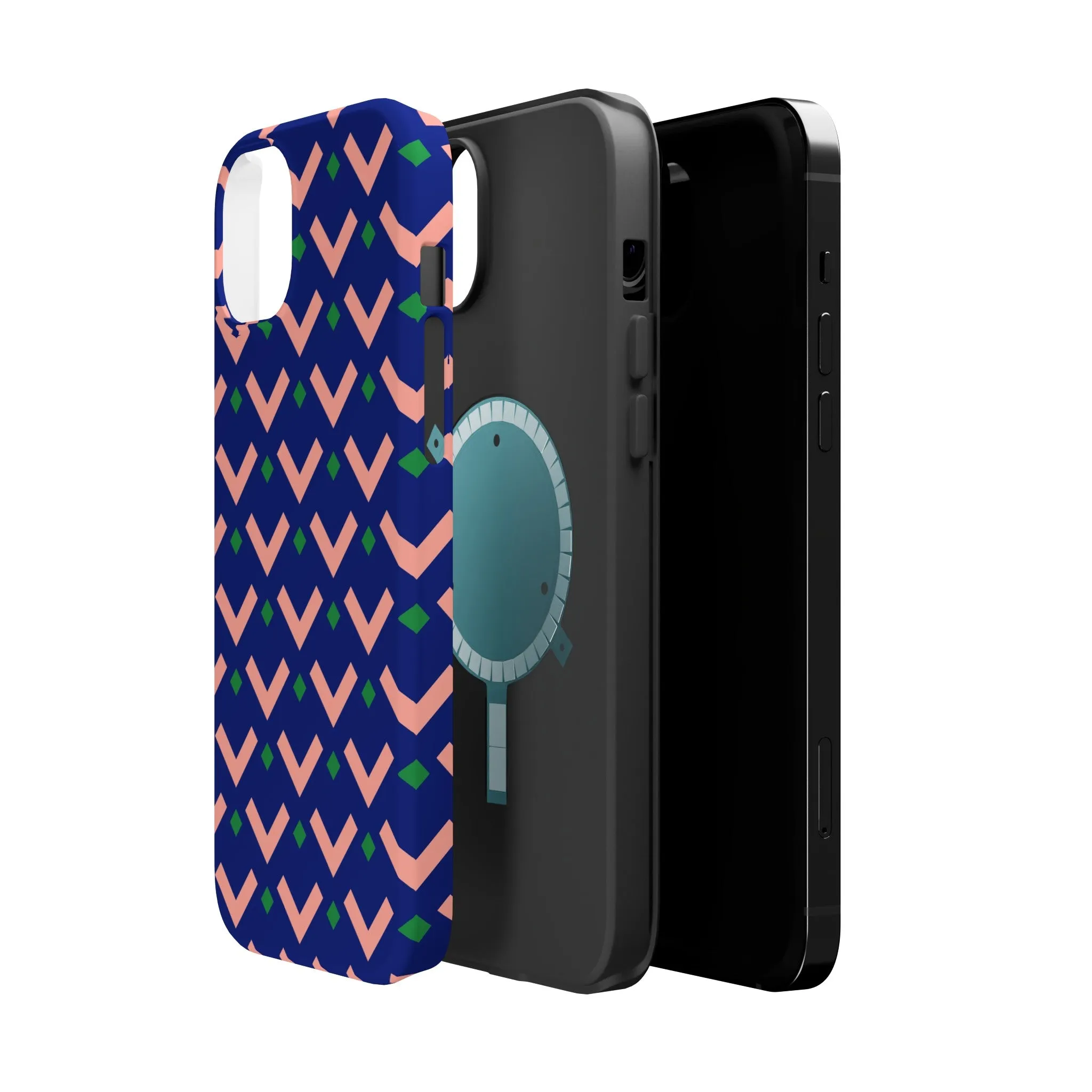 On the Right Path | Navy Abstract Case