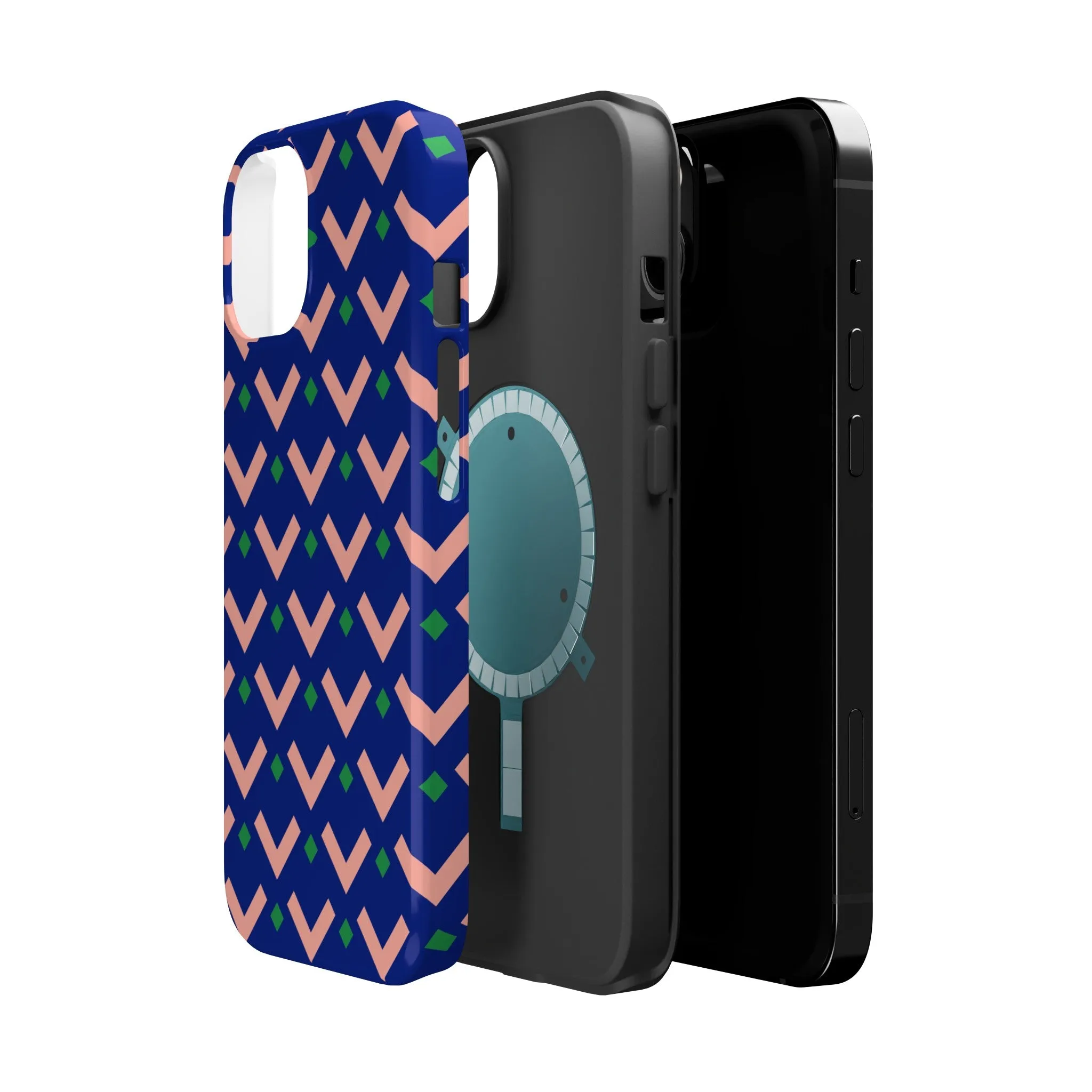 On the Right Path | Navy Abstract Case