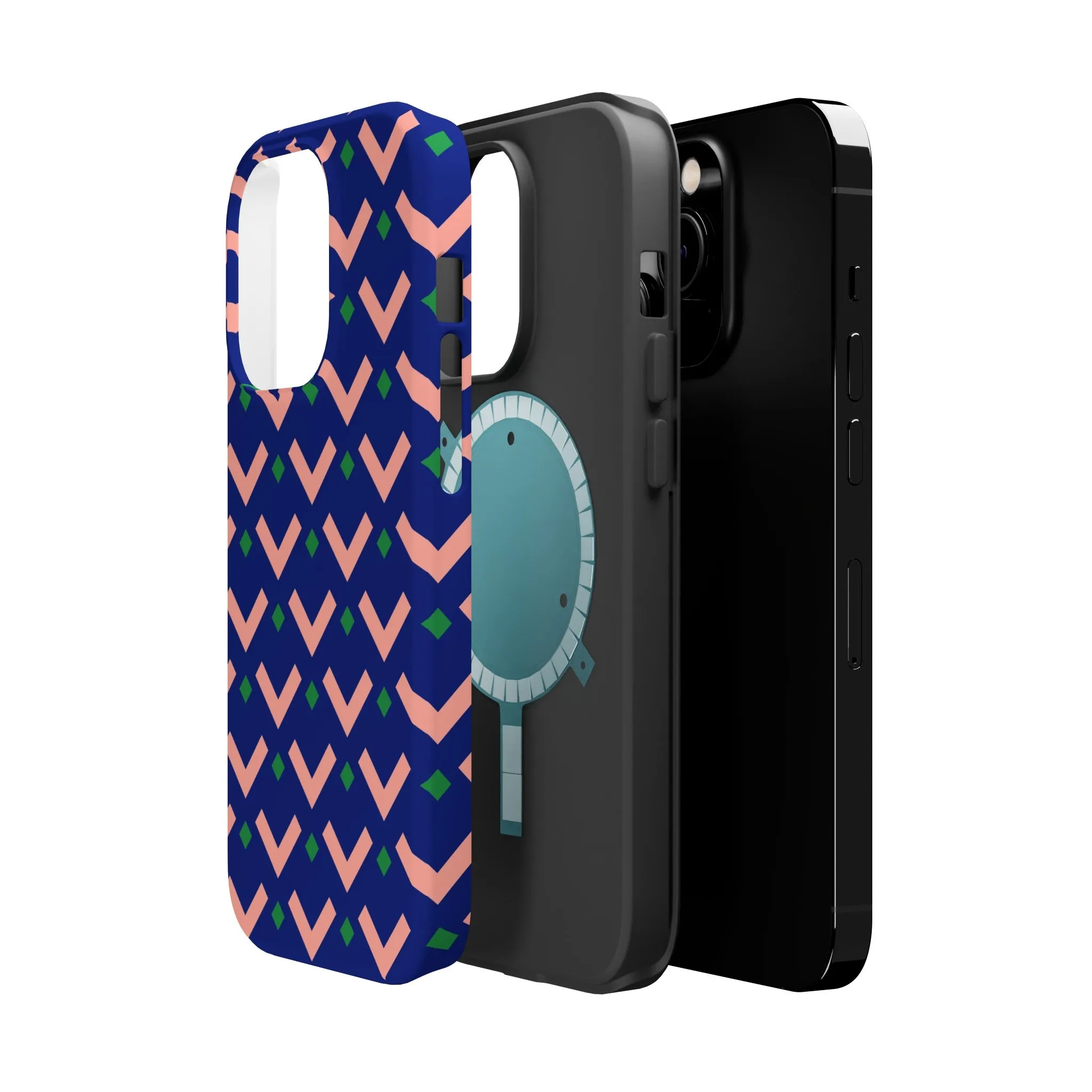 On the Right Path | Navy Abstract Case