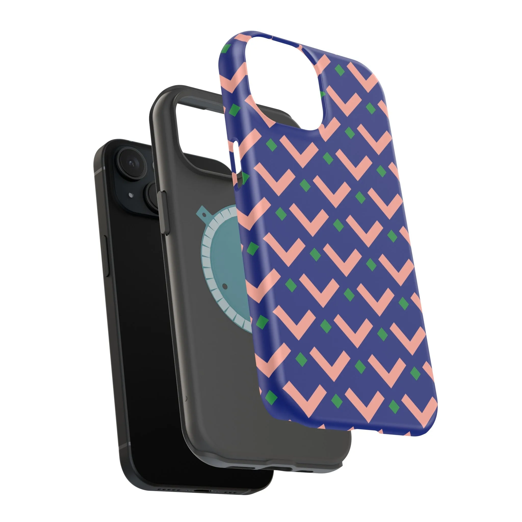 On the Right Path | Navy Abstract Case