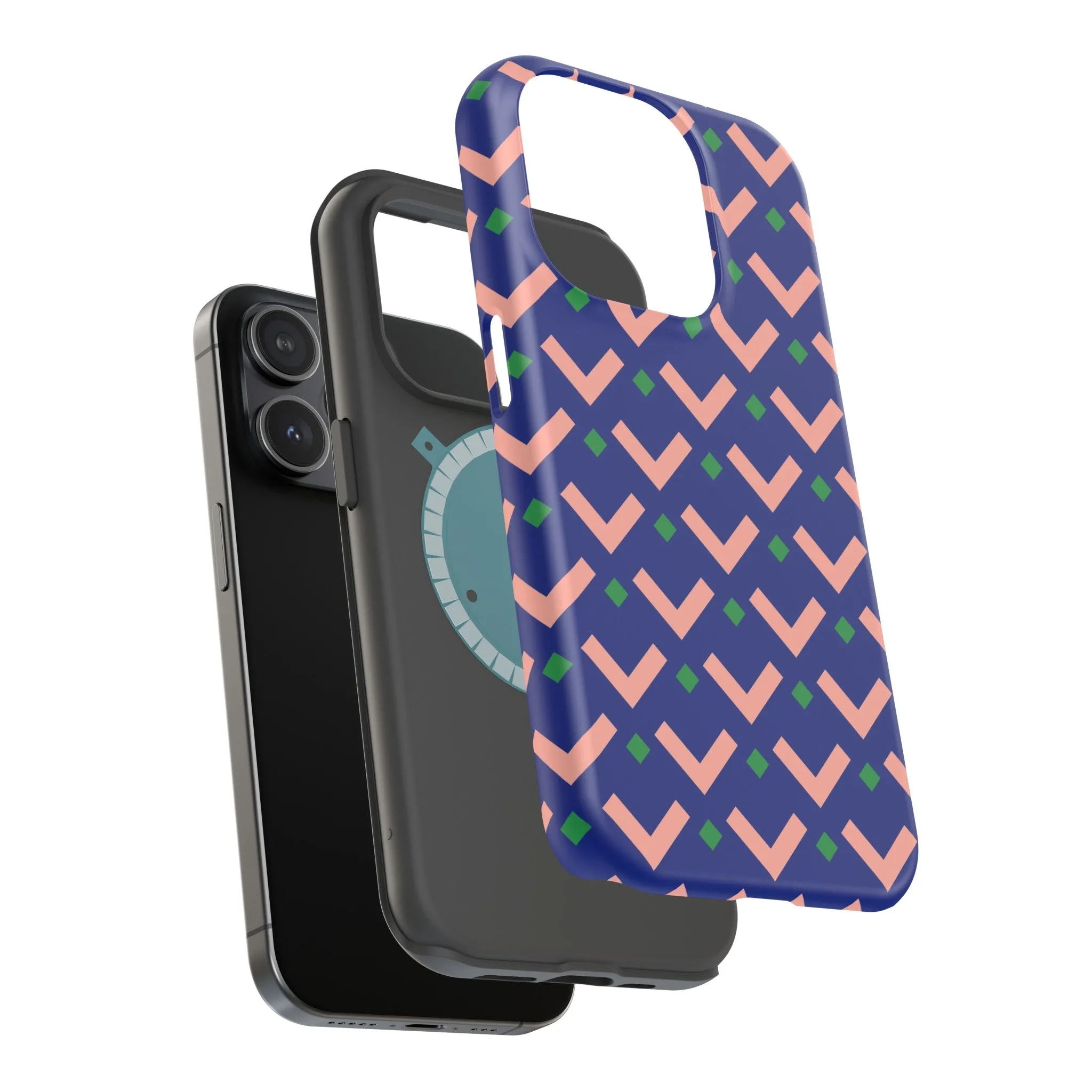 On the Right Path | Navy Abstract Case