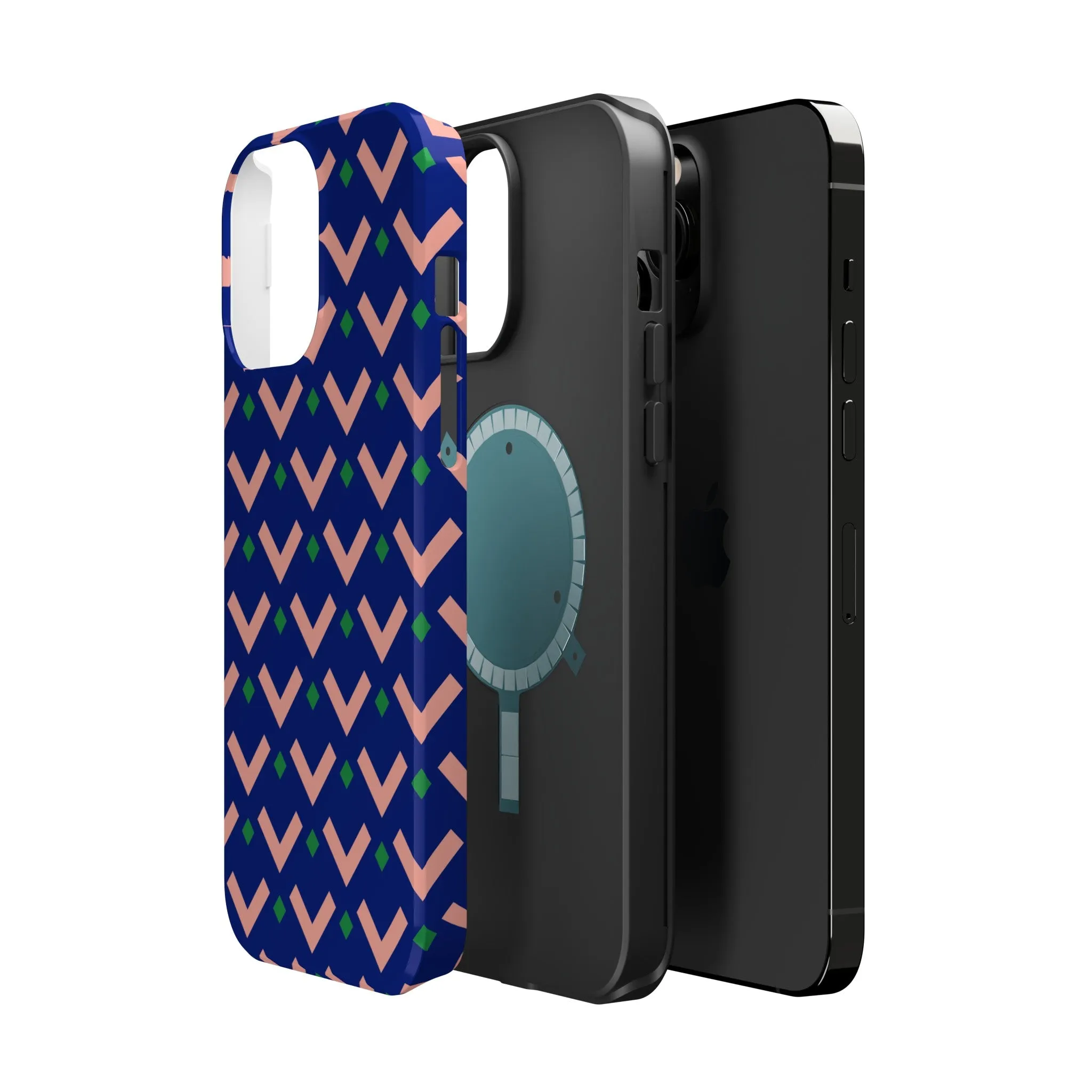 On the Right Path | Navy Abstract Case