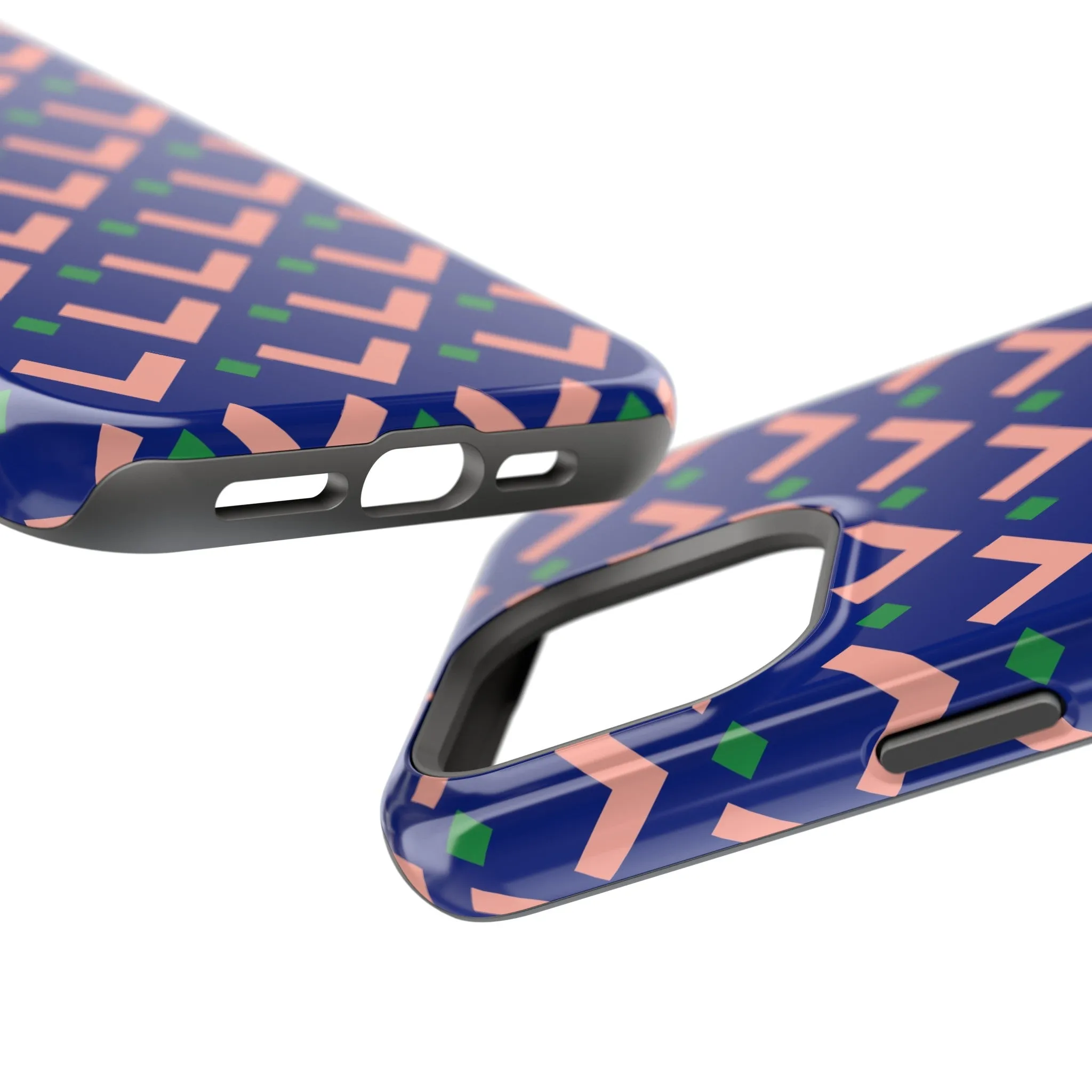 On the Right Path | Navy Abstract Case
