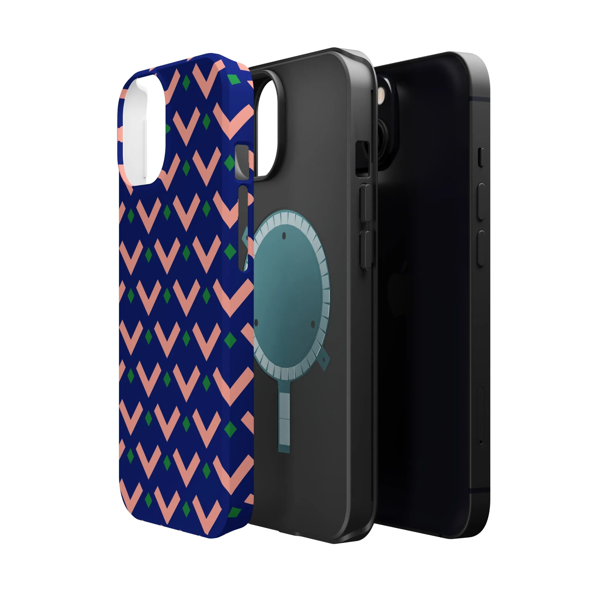 On the Right Path | Navy Abstract Case