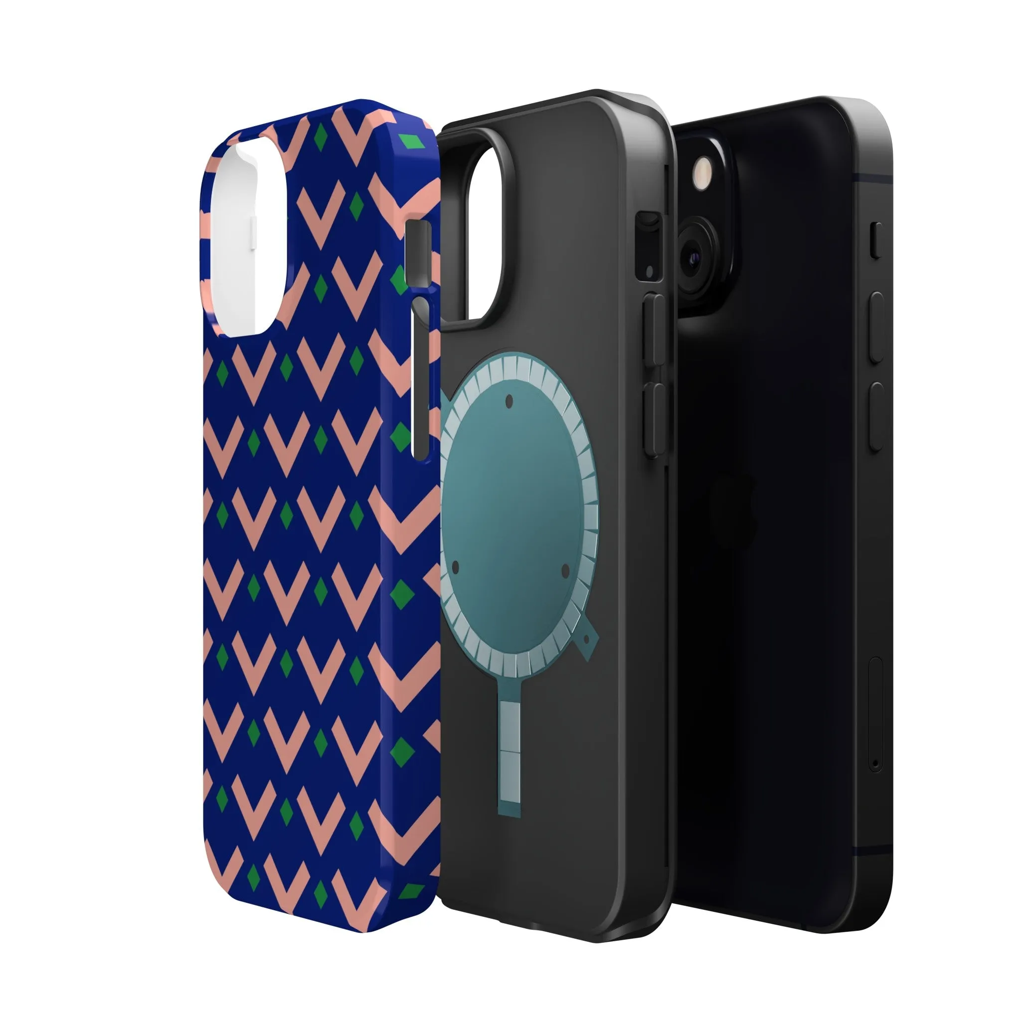 On the Right Path | Navy Abstract Case