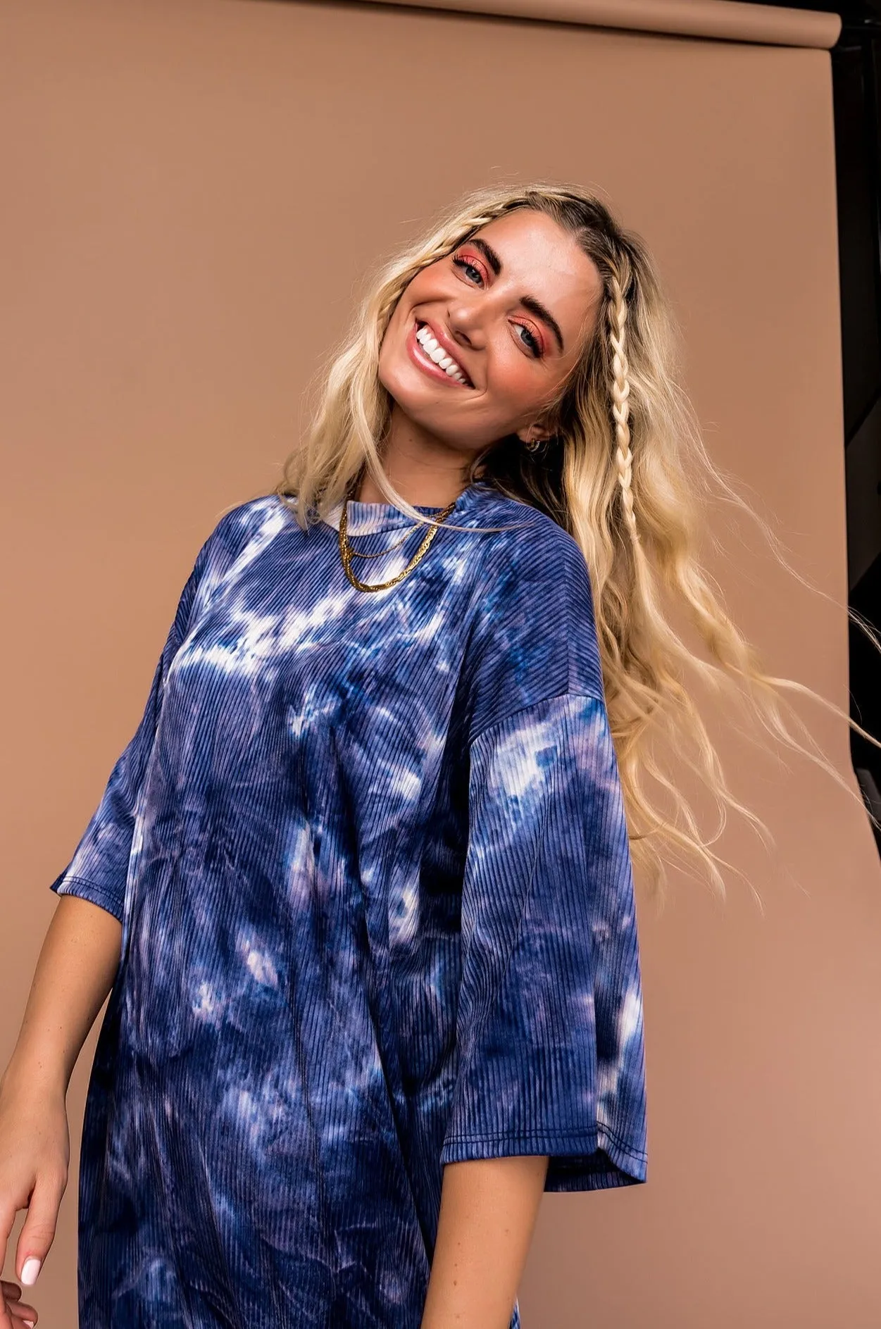 Ozzy Dress in Edgy Indigo