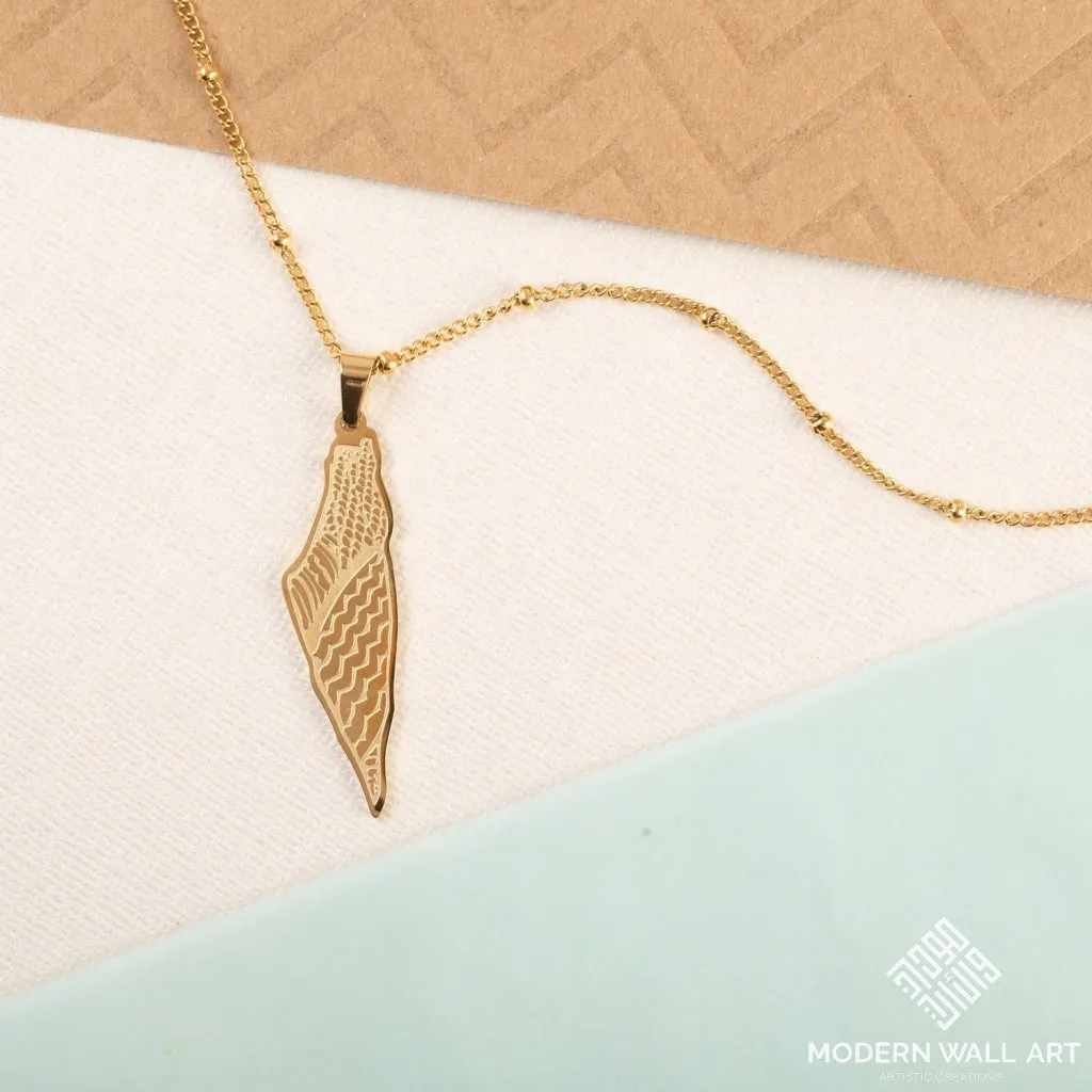 Palestine Necklace Keffiyeh | Womens