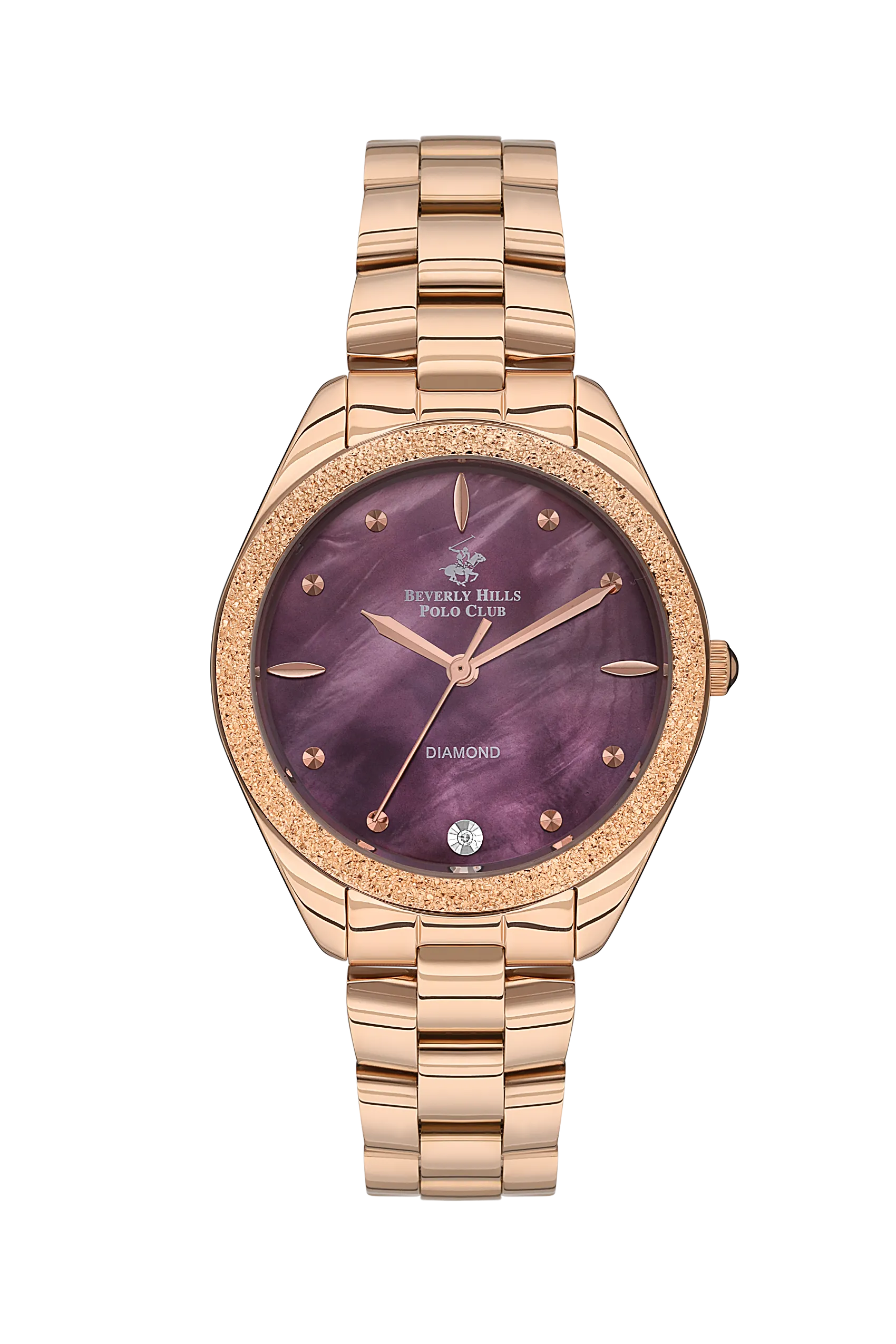 Elegant Ladies Polo BP3564C.480 Watch with Red Dial, Ceramic Band, Sapphire Coated Glass, and Diamond Accents