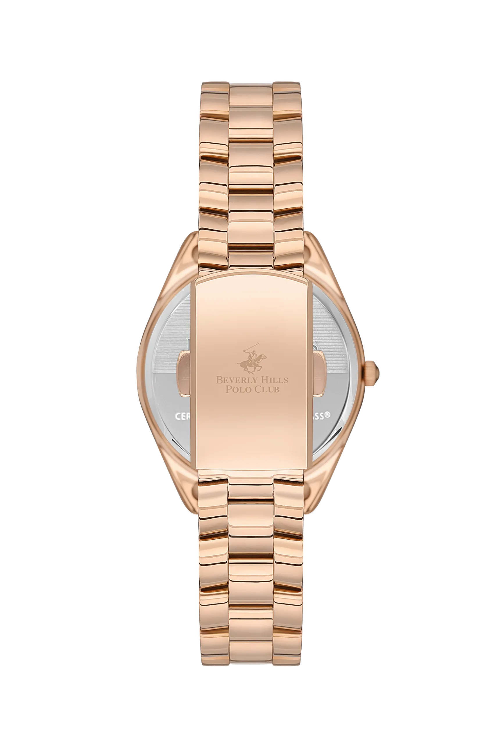 Elegant Ladies Polo BP3564C.480 Watch with Red Dial, Ceramic Band, Sapphire Coated Glass, and Diamond Accents