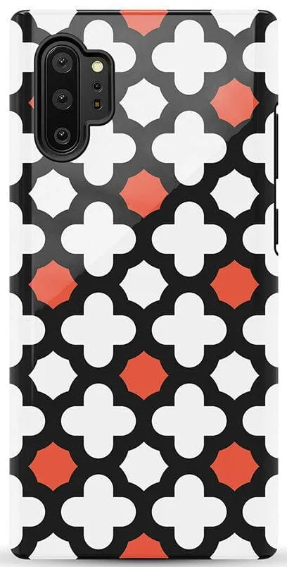 Red Lattice Tile | High Contrast Design Case