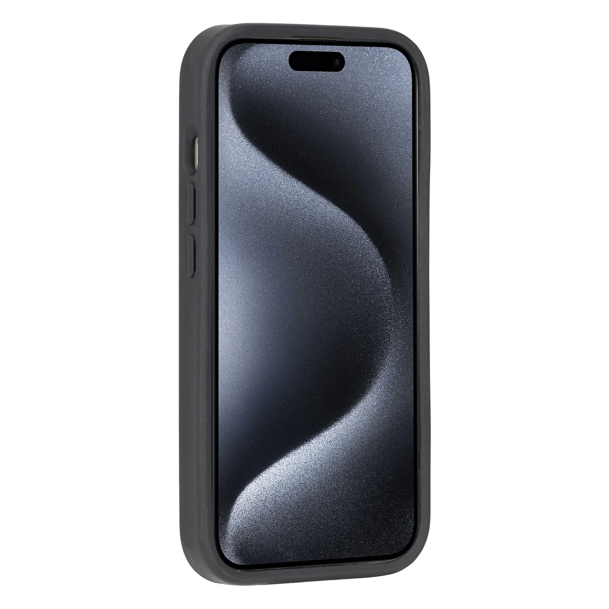 Reed iPhone 15 Pro Max Snap-On with Stand Case, Pebble Black