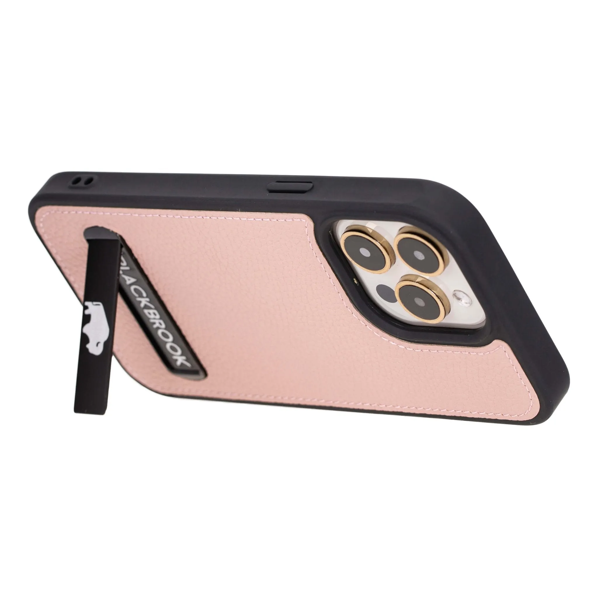 Reed iPhone 15 Pro Max Snap-On with Stand Case, Pink