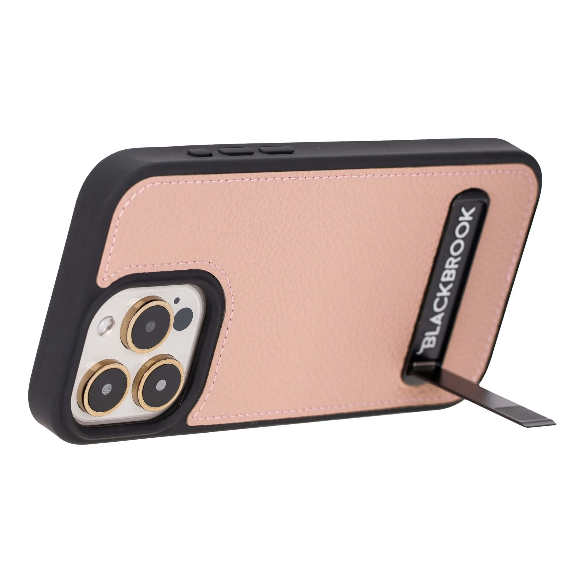 Reed iPhone 15 Pro Max Snap-On with Stand Case, Pink