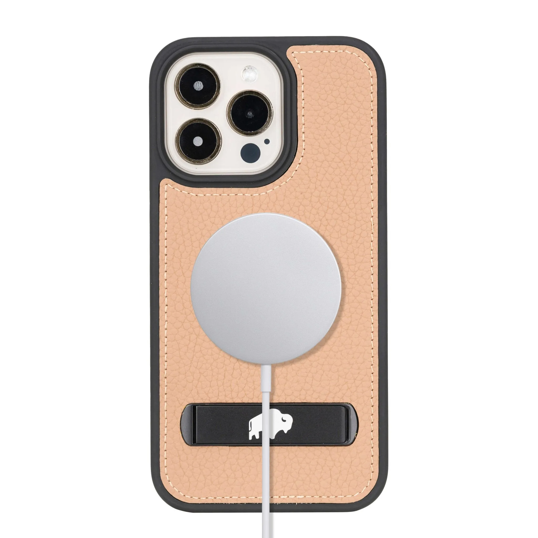 Reed iPhone 15 Pro Max Snap-On with Stand Case, Sand