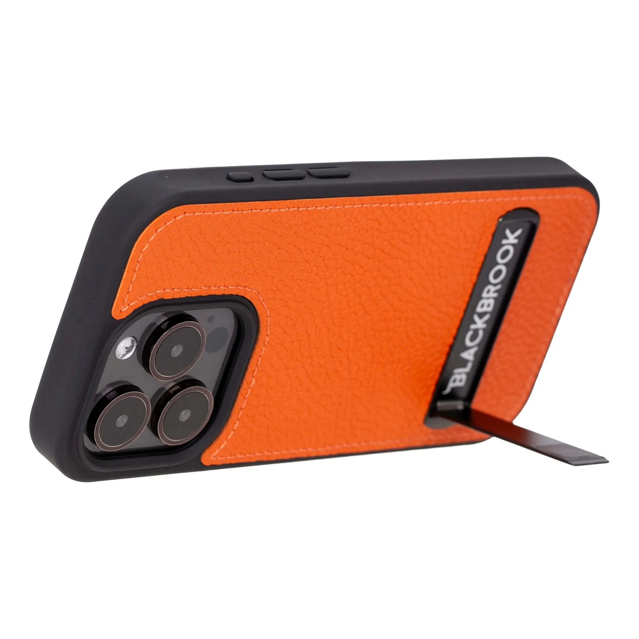 Reed iPhone 15 PRO Snap-On with Stand Case, Orange