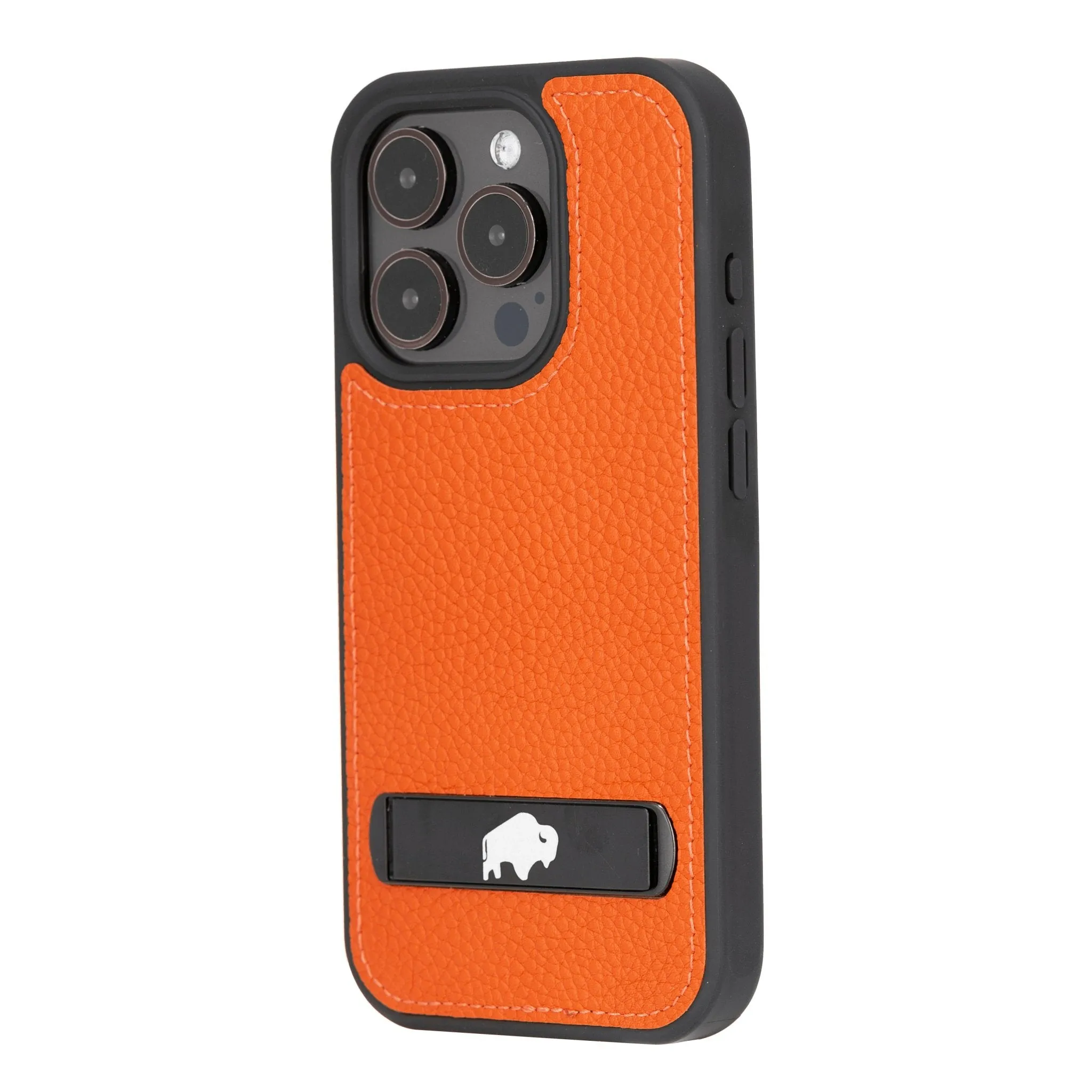 Reed iPhone 15 PRO Snap-On with Stand Case, Orange