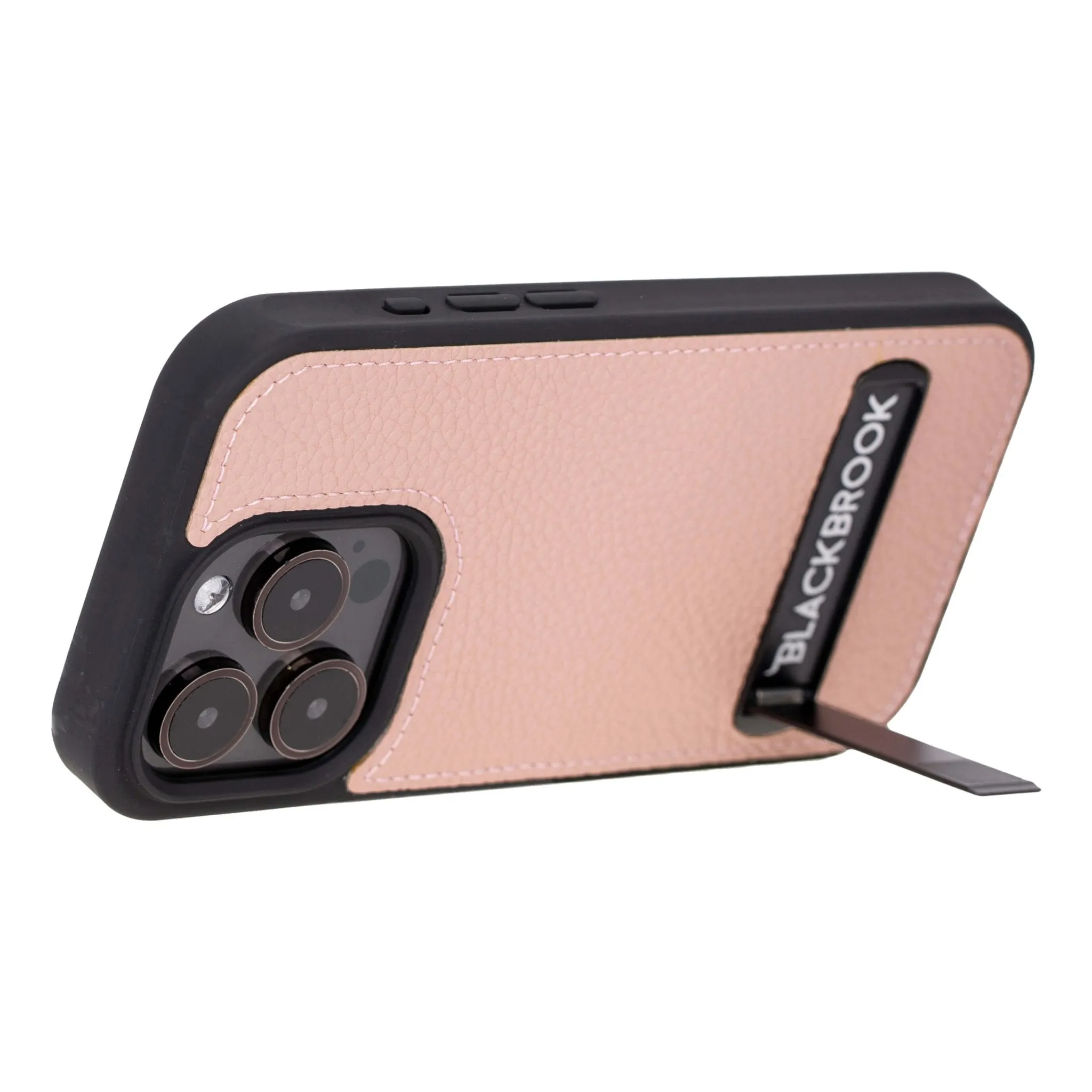 Reed iPhone 15 PRO Snap-On with Stand Case, Pink