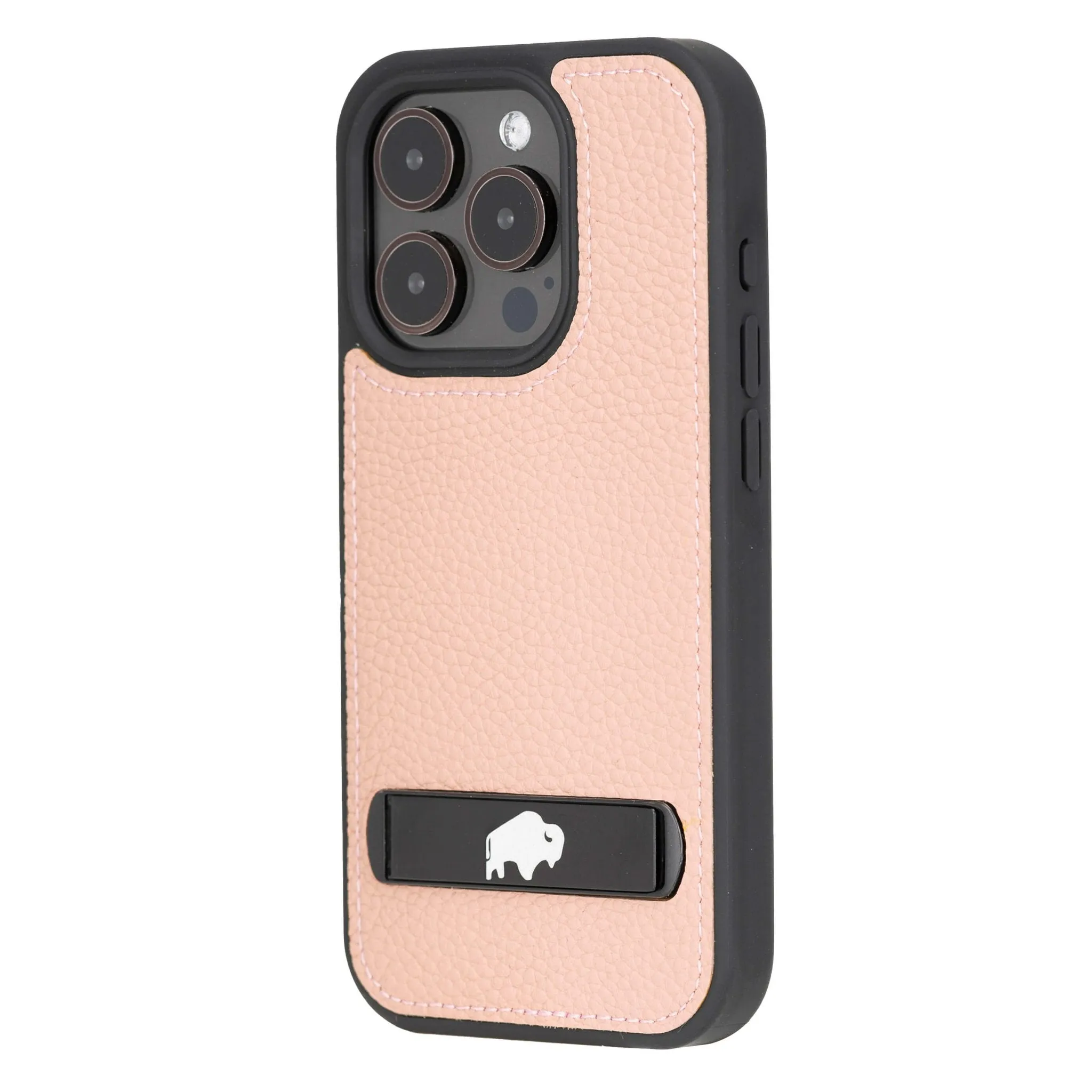 Reed iPhone 15 PRO Snap-On with Stand Case, Pink