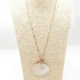 Round Shell Pendant