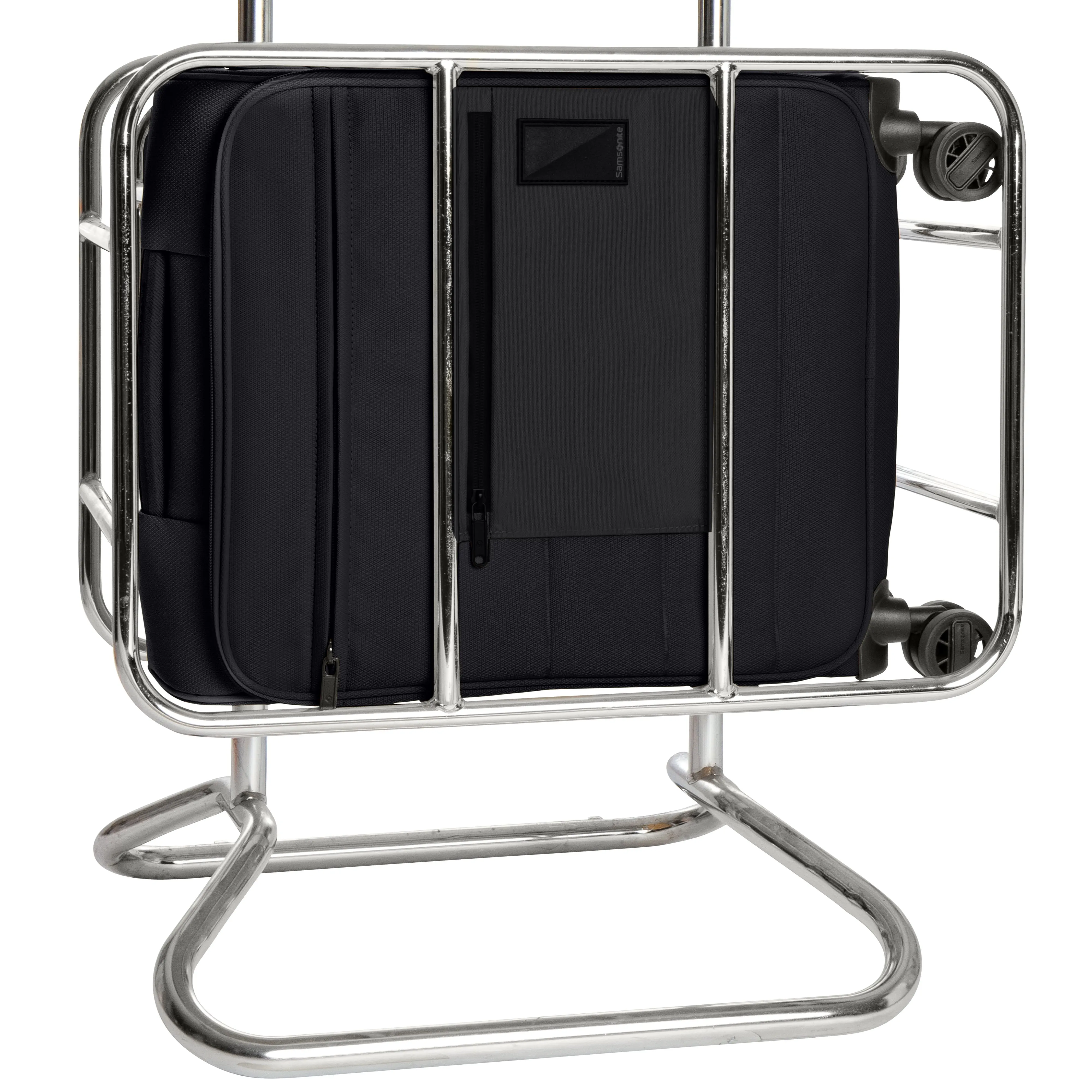 Optimize the title of this e-commerce product, requiring modifiers, and return it to English:

Samsonite Vaycay Spinner Carry-On Bag for Efficient Travel