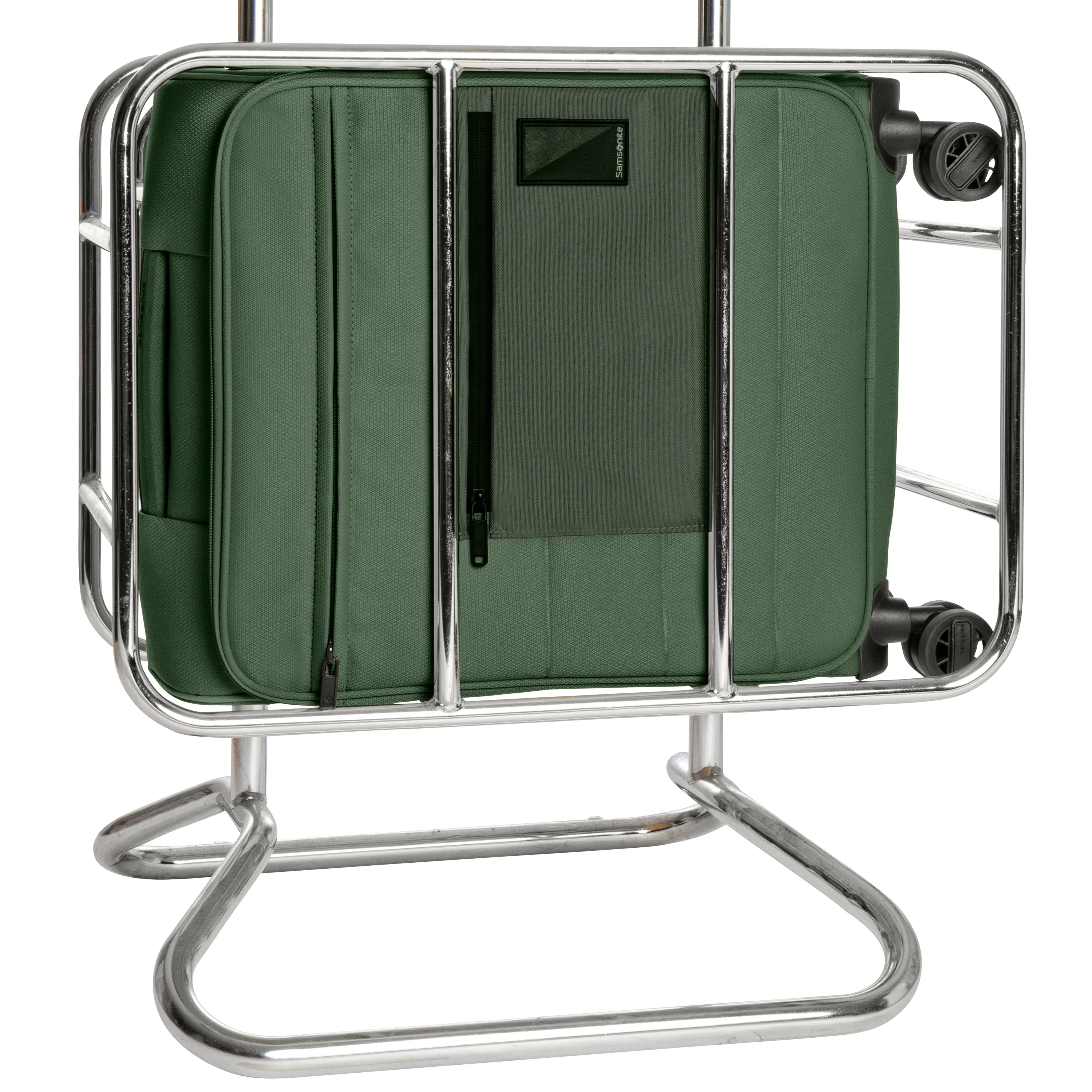 Optimize the title of this e-commerce product, requiring modifiers, and return it to English:

Samsonite Vaycay Spinner Carry-On Bag for Efficient Travel