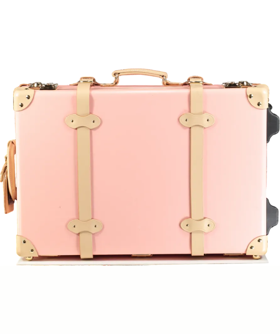 Steamline Luggage Pink The Correspondent Stowaway Suitcase