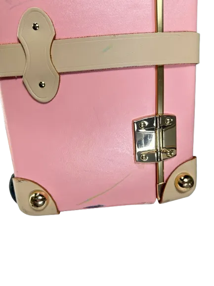 Steamline Luggage Pink The Correspondent Stowaway Suitcase