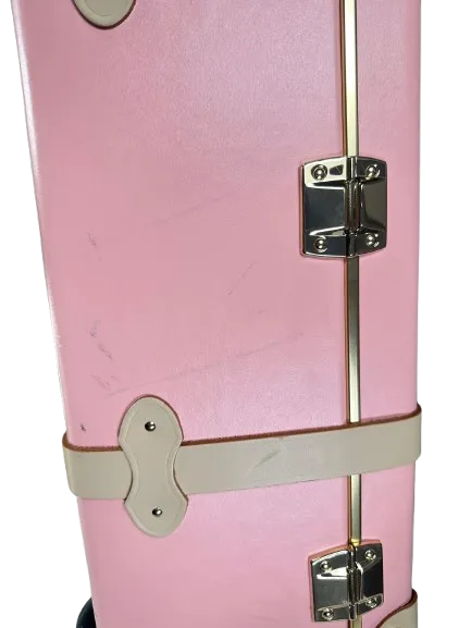 Steamline Luggage Pink The Correspondent Stowaway Suitcase