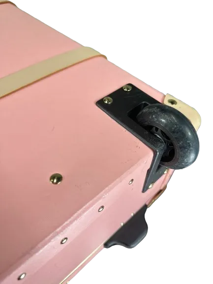 Steamline Luggage Pink The Correspondent Stowaway Suitcase