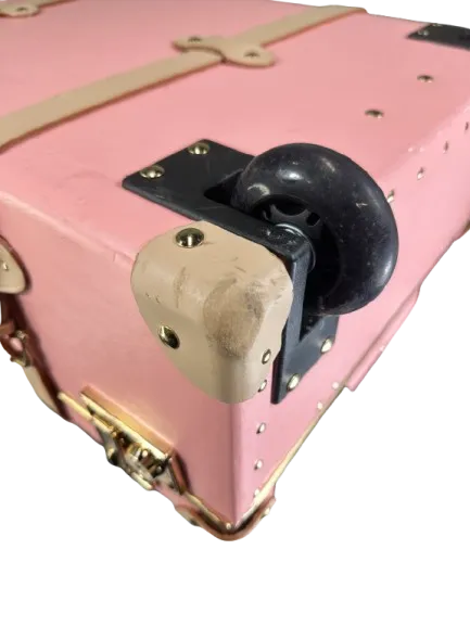 Steamline Luggage Pink The Correspondent Stowaway Suitcase