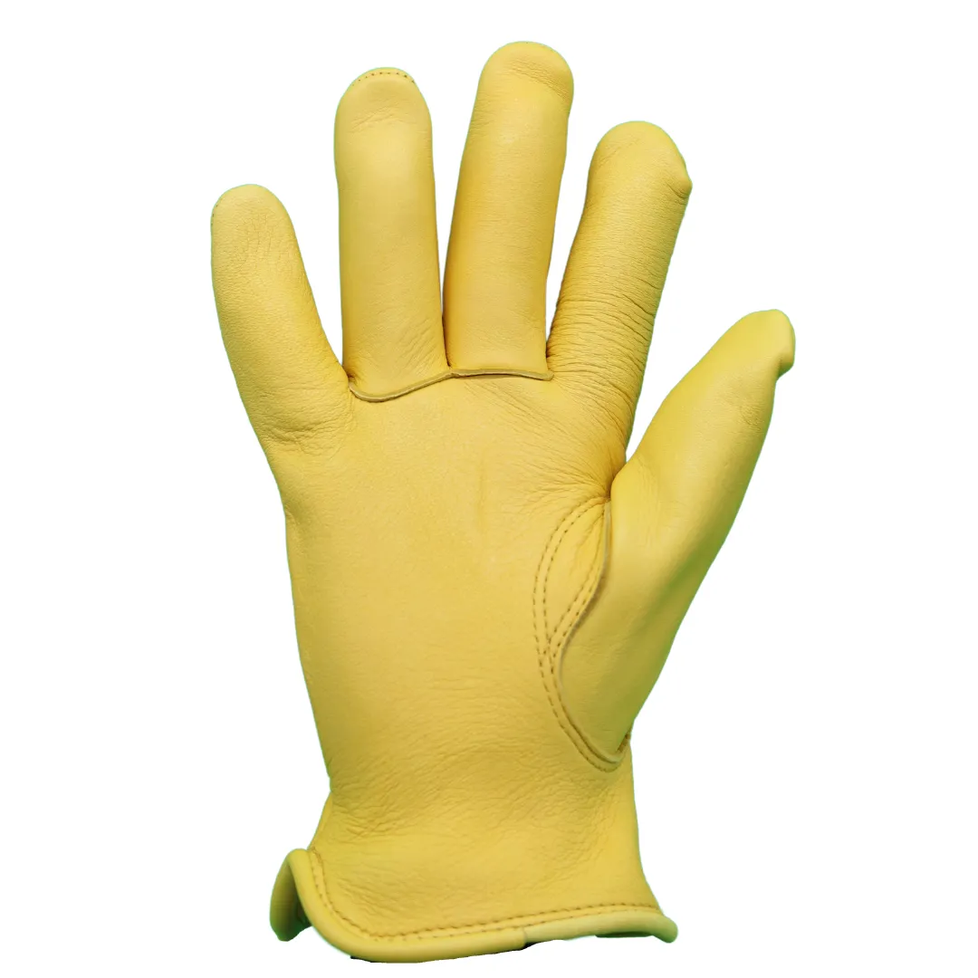T1505 PREMIUM GOLDEN GRAIN DEERSKIN GLOVES - SIZE S-XL