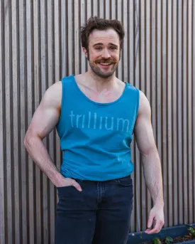Trillium Logo Tank Ice Blue