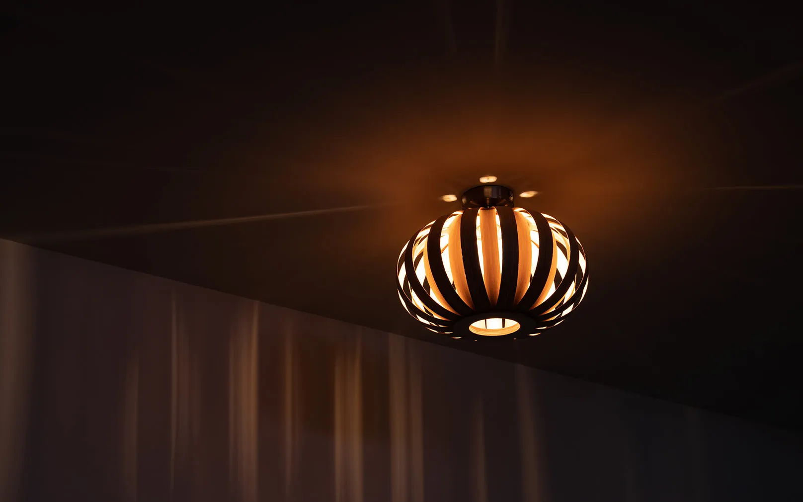 Modern Urchin Design Small Flush Mount Ceiling Light Fixture