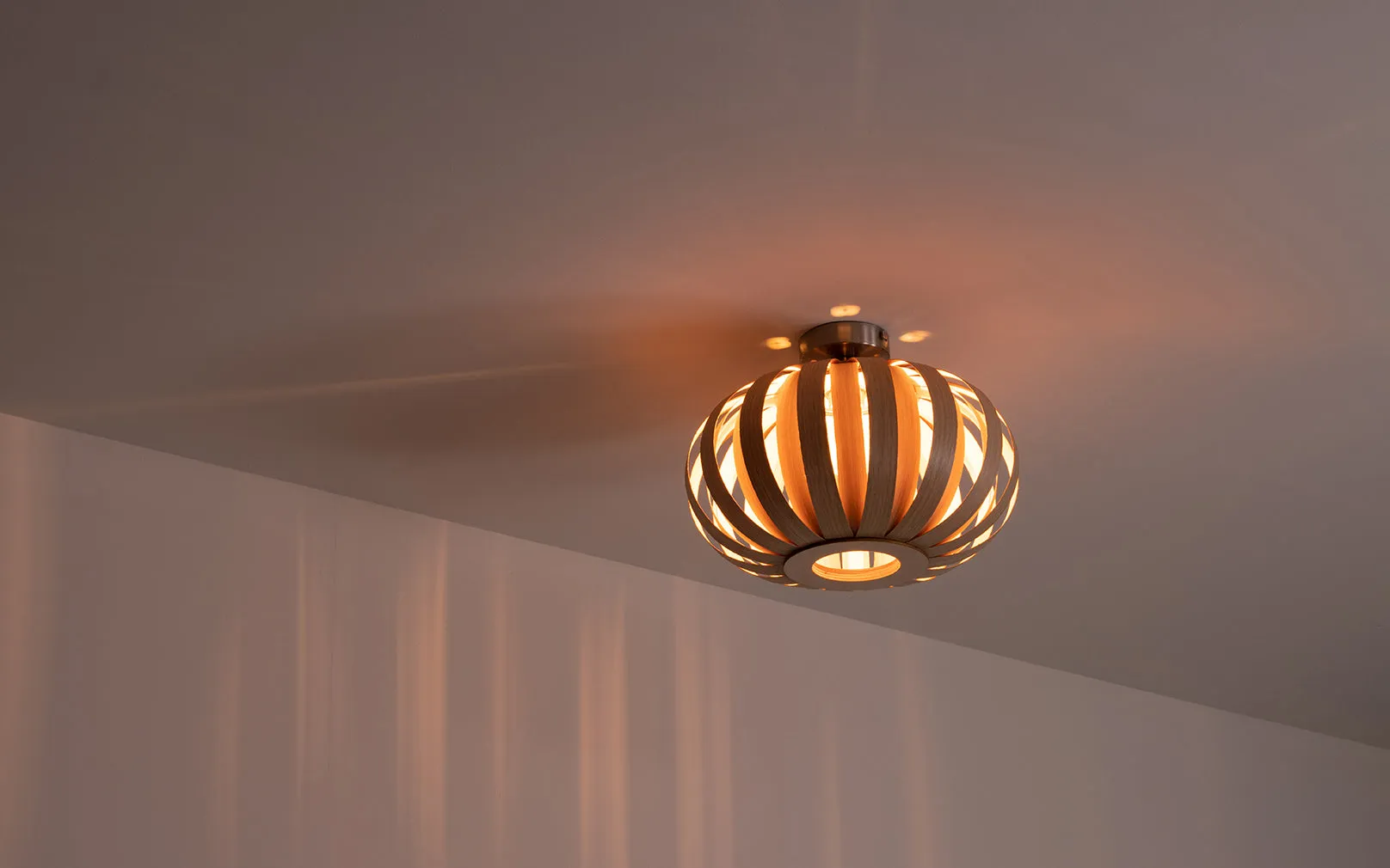 Modern Urchin Design Small Flush Mount Ceiling Light Fixture