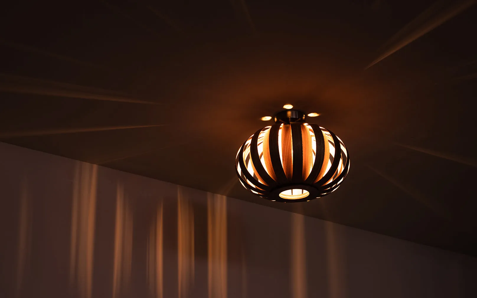 Modern Urchin Design Small Flush Mount Ceiling Light Fixture