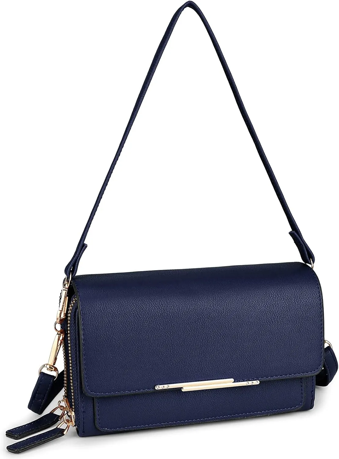 Uromee Crossbody Bags for Women Vegan Leather Cell Phone Purse Card Holder Small Wristlet Wallet Handbag