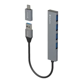 Verbatim (4-in-1) Type C Adaptor USB 3.1 Hub