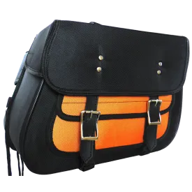 VS260 Vance Leather Medium Slant Textile Saddle Bag