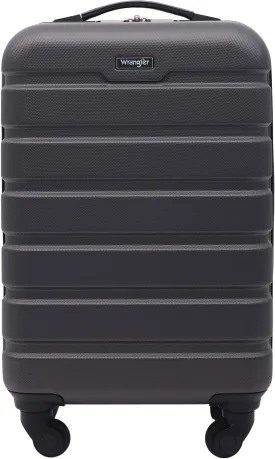Wrangler Hardside Spinner Carry-On Luggage, Charcoal, 22-Inch