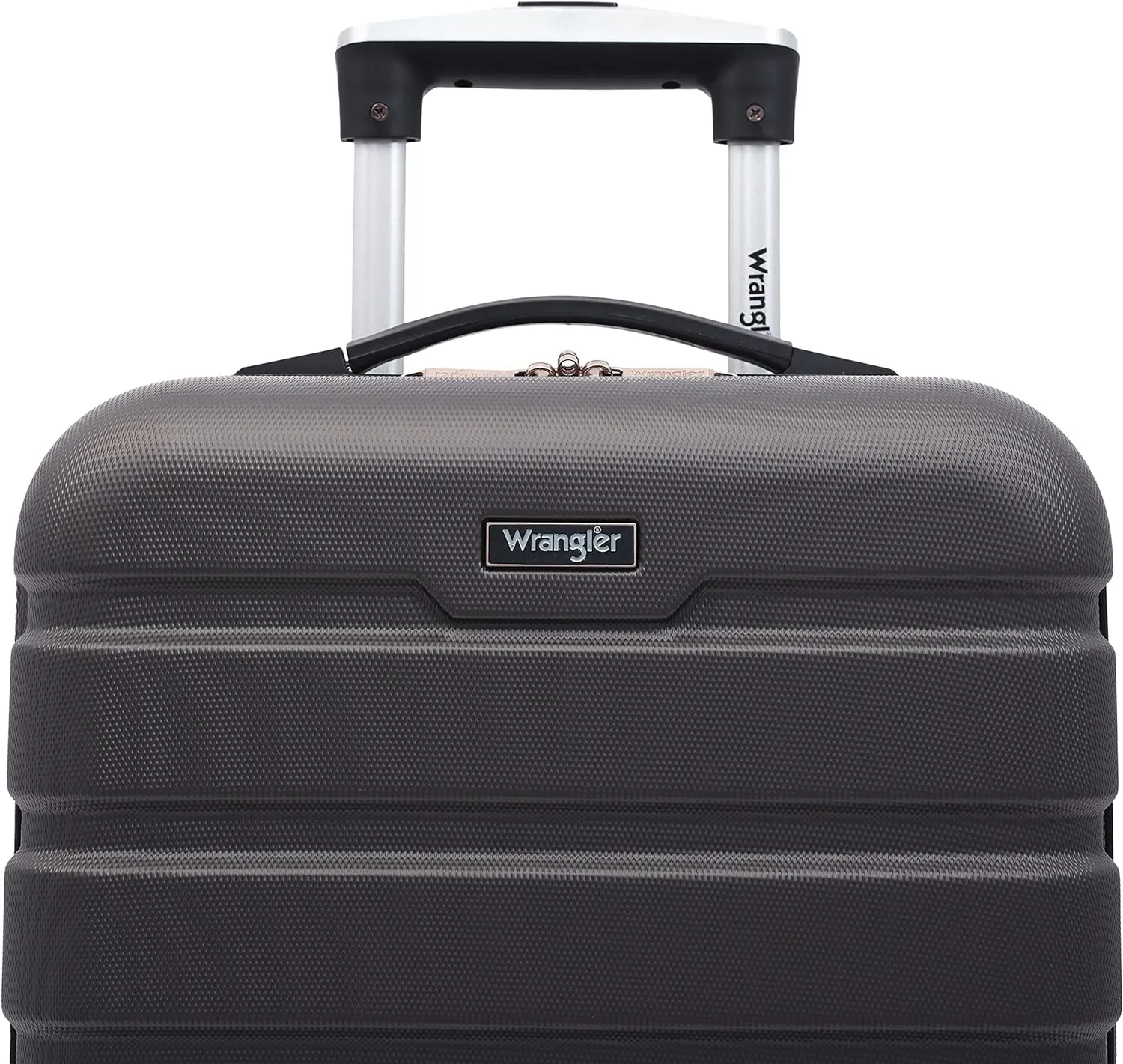 Wrangler Hardside Spinner Carry-On Luggage, Charcoal, 22-Inch